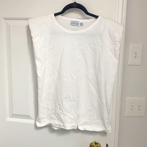 Petal & Pup shoulder pad tee